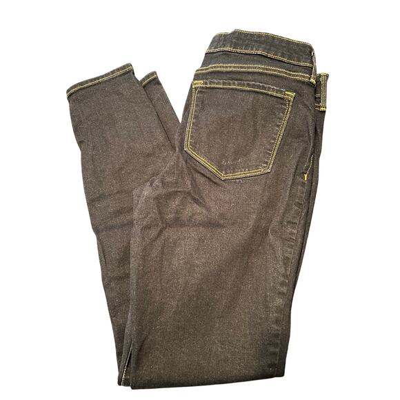 EUC Old Navy Women's Dark Blue Rockstar Super Skinny Jeans Size 12 Long - Picture 1 of 5